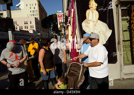 fashion district downtown los angeles Stock Photo