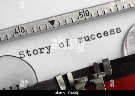Story of success Stock Photo
