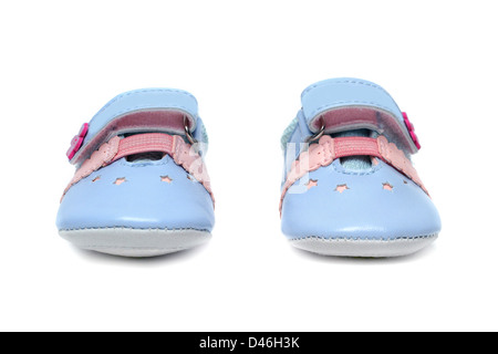 Baby shoes isolated on white Stock Photo