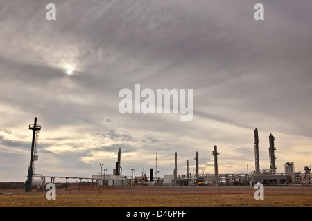 Piping in Oil  and gas Refinery Stock Photo