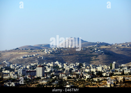 Herodium or Herodion mt. south of Jerusalem. Stock Photo