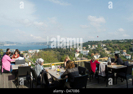 Törkei, Istanbul, Kuzguncuk, Dilruba-Restaurant Stock Photo - Alamy