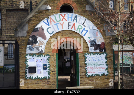 Vauxhall City Farm in the former Vauxhall Pleasure Gardens, south London. Stock Photo