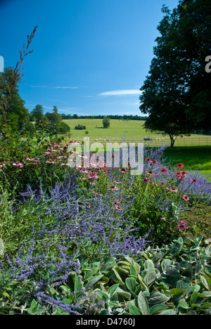 Summer at West Dean Gardens near Chichester, West Sussex, UK Stock Photo
