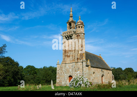 France, Brittany, Cotes d'Armor (22), Pleumeur Bodou, Saint Samson church Stock Photo