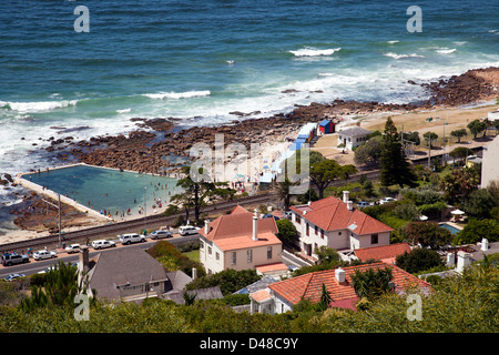 St James on false Bay in cape Town - South Africa Stock Photo