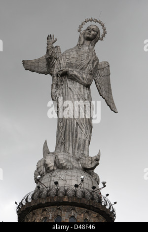 Madonna of El Panecillo Stock Photo