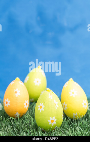 Four easter eggs Stock Photo