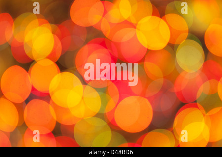 Christmas lights bokeh Stock Photo