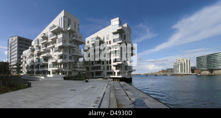 lundgaard-tranberg, havneholmen housing, 2006-2008 Stock Photo