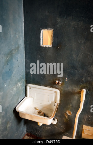 The former GDR police prison Keibelstrasse at the Alexander Square in Berlin, Germany Stock Photo