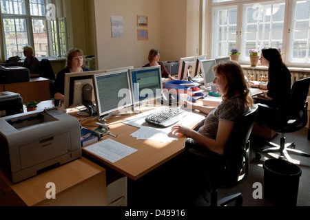 Berlin, Germany, the commercial register of the local court of Charlottenburg Stock Photo