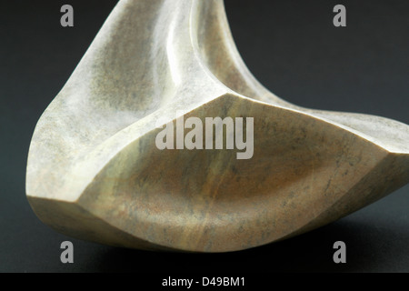 abstract soapstone sculpture formed by me Stock Photo