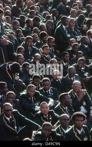 Polokwane, South Africa, in their uniforms disciples of Zion Christian ...