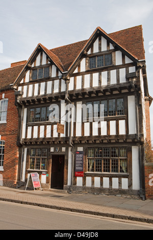 Nash's House and New Place in Stratford Upon Avon Stock Photo
