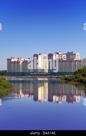 New standard city building. Russia. Saint Petersburg. Stock Photo