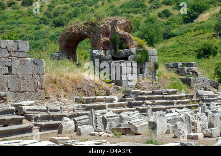 Antique city of Ephesus, Efes, Turkey, Western Asia Stock Photo