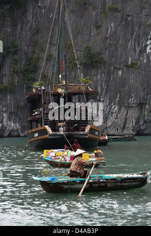 Halong Bay in Vietnam, Asia Stock Photo