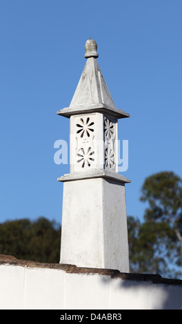 Traditional Portuguese chimney in Lagos, Algarve Portugal Stock Photo