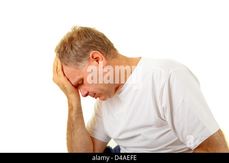 Thoughtful man Stock Photo