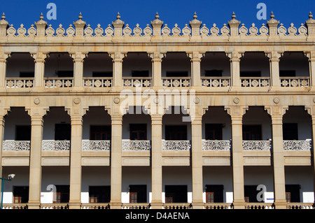 Architecture symmetry View of Vidhana Soudha government secretariat building at Bangalore city in Karnataka State of India