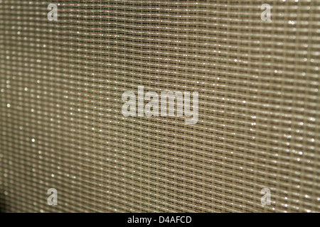 Speaker mesh texture - up close Stock Photo