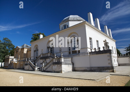 Chiswick House is a Palladian villa in Burlington Lane, Chiswick, in the London Borough of Hounslow in England Stock Photo