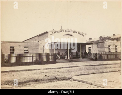 [U.S. Sanitary Commission Lodge : location unknown.] Stock Photo