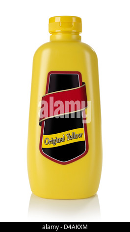 Mustard Dispenser Stock Photo