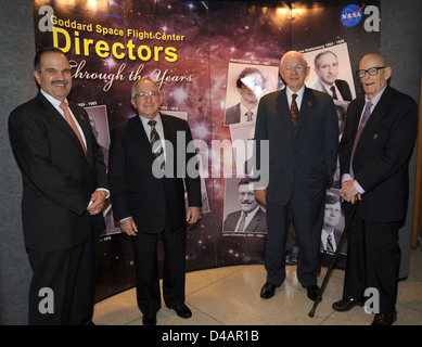 Rare gathering of former Goddard center directors Stock Photo