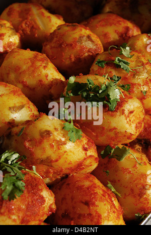 Chaat stall on the streets of Rajasthan. Stock Photo