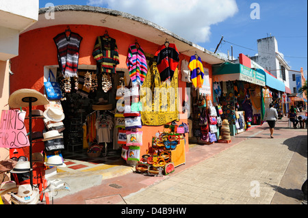 Shopping Area Cozumel Mexico Cruise Ship Port Stock Photo - Alamy