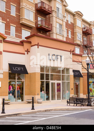 ARLINGTON, VIRGINIA, USA - Ann Taylor Loft store at The Market Common in Clarendon. Stock Photo