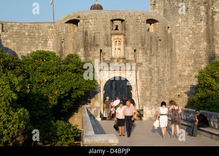 Dubrovnik, Croatia, the Pile Gate Stock Photo