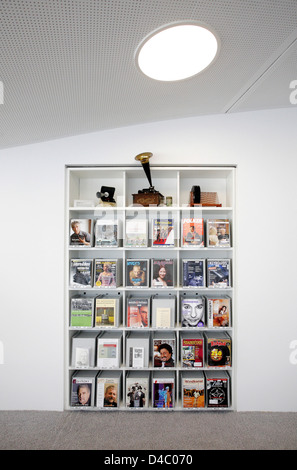 Leipzig, Germany, in the periodicals reading room music of the German National Library Stock Photo