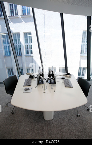 Leipzig, Germany, Work in the German National Library Stock Photo