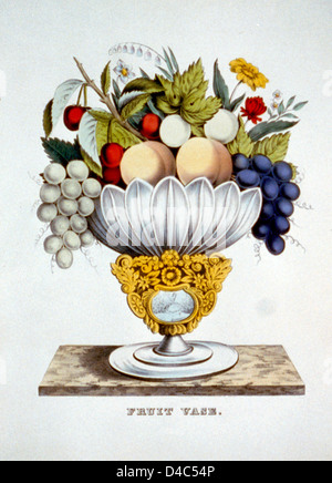 Still Life with Fruit and Vase Stock Photo - Alamy