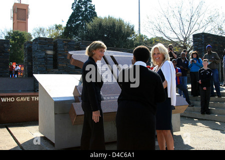 Dr. Jill Biden and Liz Berry Gips Visit Hector Pieterson Museum Stock Photo