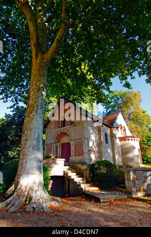 Château d'Aulteribe, Departement Puy-de-Dome, Auvergne, France, Europe Stock Photo