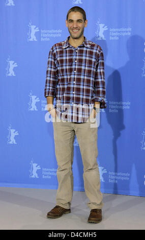 Mexican director Fernando Eimbcke poses for photos at a photo call on his film 'Lake Tahoe' at the 58th Berlin International Film Festival in Berlin, Germany, 09 February 2008. The film is running in competition for the Golden and Silver Bears at the 58th Berlinale. Photo: Tim Brakemeier Stock Photo