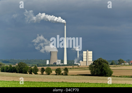 Buschhaus power plant, Schoeningen, Lower Saxony, Germany Stock Photo