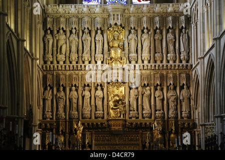 Interior of the Southwark Cathedral, London, UK Stock Photo