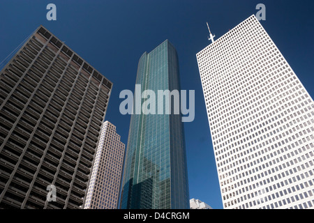 Buildings in Downtown Houston, Texas, USA Stock Photo