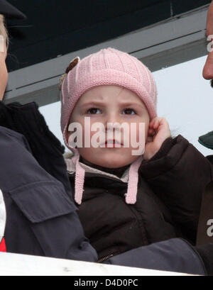 The Norwegian Princess Ingrid-Alexandra pictured at the Ski festival at Holmenkollen close to Oslo, Norway, 09 March 2008. Photo: Albert Nieboer NETHERLANDS OUT Stock Photo