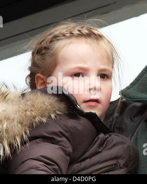 The Norwegian Princess Ingrid-Alexandra pictured at the Ski festival at Holmenkollen close to Oslo, Norway, 09 March 2008. Photo: Albert Nieboer NETHERLANDS OUT Stock Photo