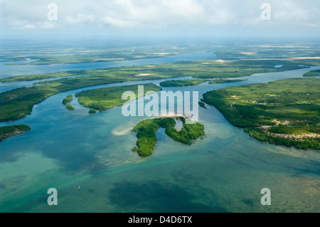 Rufiji River delta, aerial view, Lindi Region, Tanzania Stock Photo - Alamy