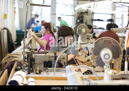 British clothes manufacturer Private White V.C. in Salford, Manchester, England, UK Stock Photo