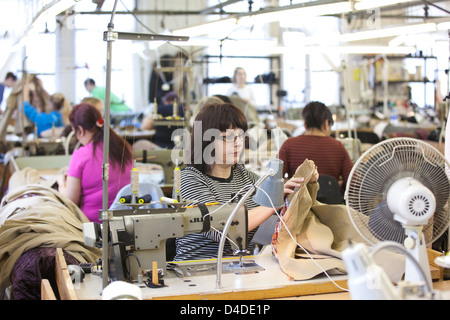 British clothes manufacturer Private White V.C. in Salford, Manchester, England, UK Stock Photo