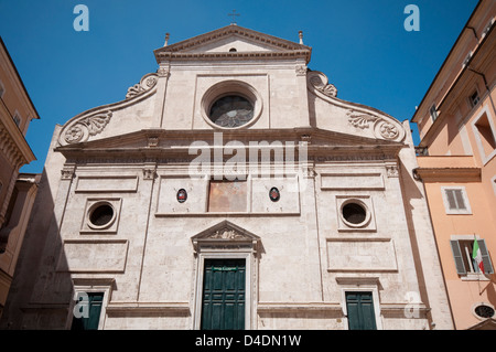 Italy, Lazio, Rome, Sant Agostino Basilica, Facade Stock Photo