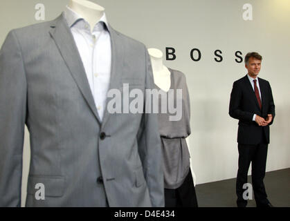 New CEO of HUGO BOSS Claus-Dietrich Lahrs poses for photos in Metzingen, Germany, 16 May 2008. The supervisory board apoointed Lahrs, who is currently managing director with Christian Dior Couture, for five years. Photo: Patrick Seeger Stock Photo